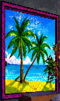 Beach painting